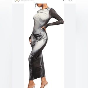 Elegant Black and Gray Women's Skirt